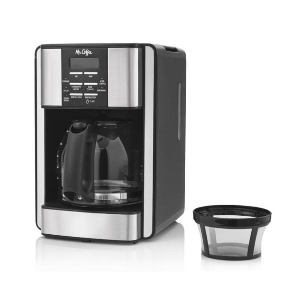 Cafetera Mr Coffee de 12 tazas, negra