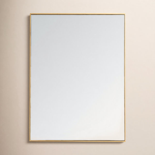 Espejo de pared rectangular de metal Sabine
