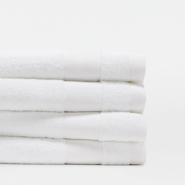 Set de 4 toallas de mano - 100% algodón - Basics by Wayfair™