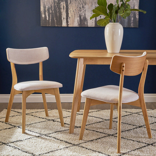 Silla lateral tapizada de 18.75'' de alto Hoopes