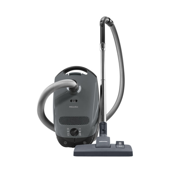 Aspiradora de canister con bolsa Miele Classic C1 Pure Suction, gris grafito