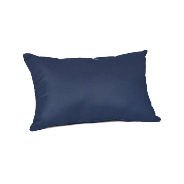 Cojín lumbar para exteriores, resistente al agua y a la decoloración Sunbrella, reversible para muebles de patio y columpios de porche