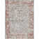 Antique Loom Blue/Rust Polyester powerloom Area Rug