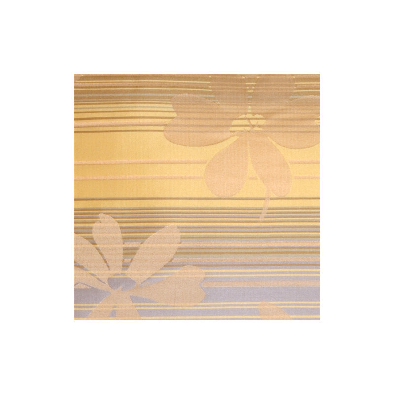 'Oppenheim Floral on Stripes Lumbar Pillow