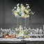 Supports de fleurs de mariage en acrylique transparent, pots de fleurs de vase centre de table