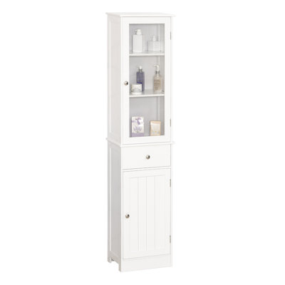 Tymvou Freestanding Linen Cabinet