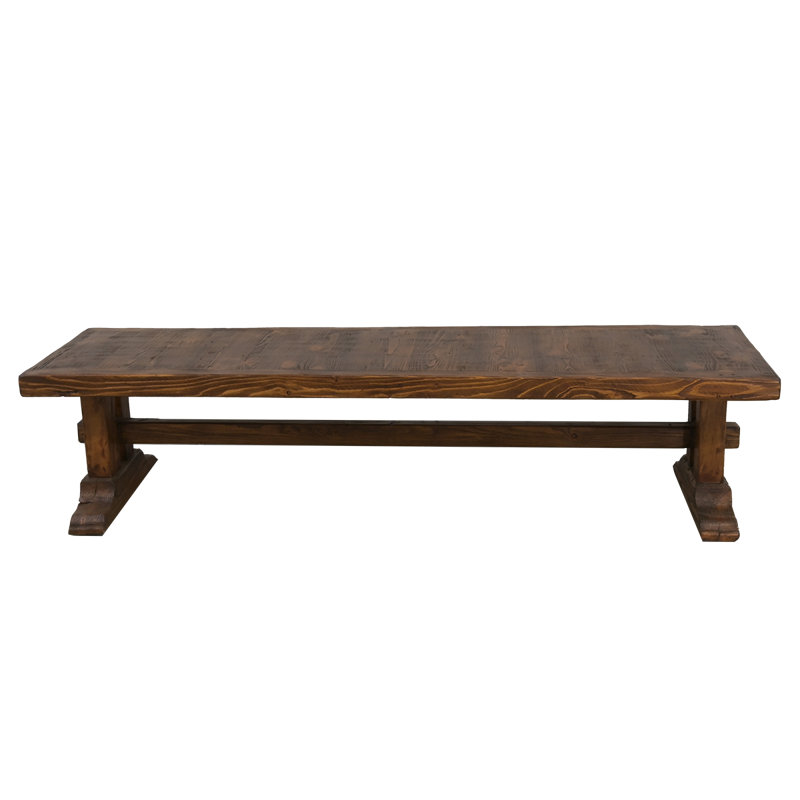 Banc de salle à manger en bois massif Grand