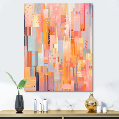 «Pink Orange», impression sur toile
