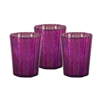 Petit porte-votive en verre yorkshire