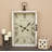 Goodfellow Wooden Pocket Watch Style Decorative White Wall Clock with Hinged Door