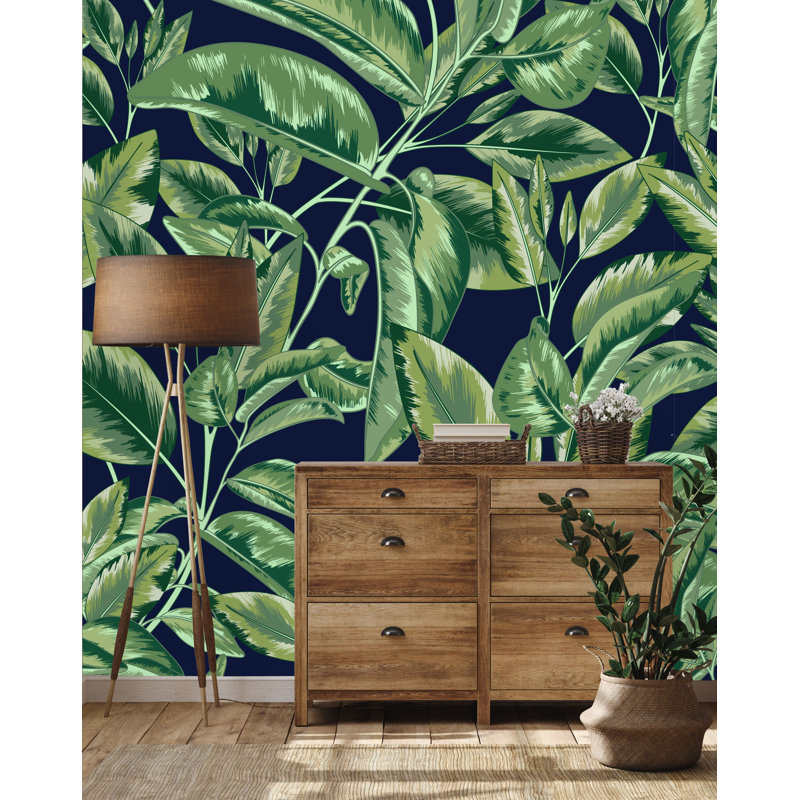Murale feuilles, L 100 po x L 100 po