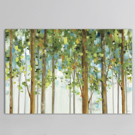 « forest study i crop »-impression sur toile tendue, H 18 po x l 26 po x P 1,5 po