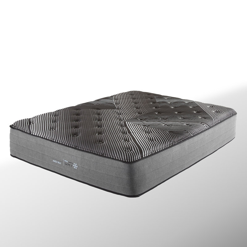 15" Plush Cooling Gel Hybrid Mattress, 14", Queen