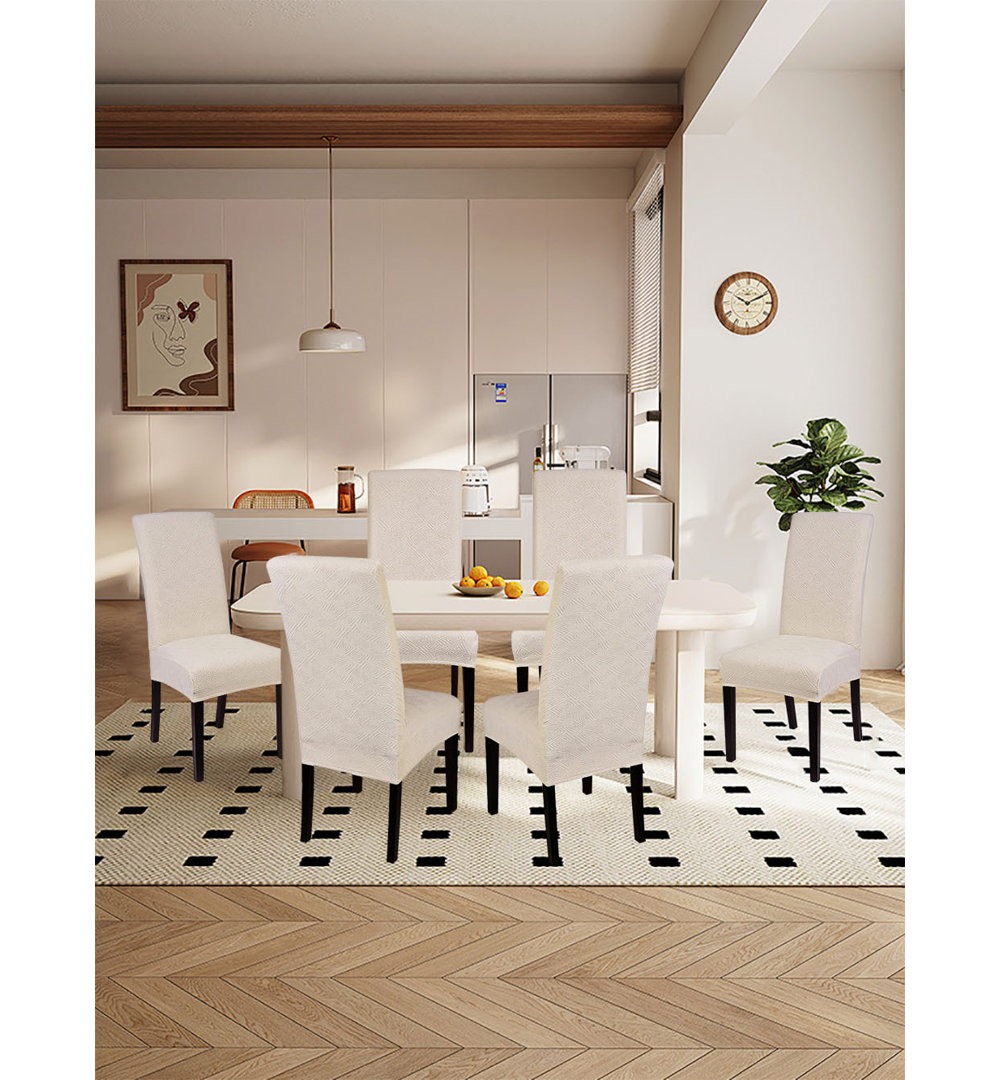 Dining Chair Slipcover Latitude Run® Fabric 