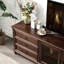 Crédence de rangement en bois massif l 86,61 po American Style