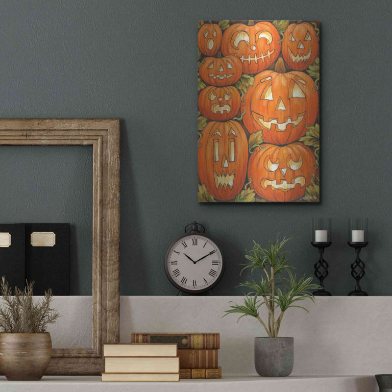 «Jack O Lanterns» par Cathy Horvath, H 16 po x l 12 po