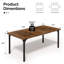 Table de salle à manger 71 po-692018026