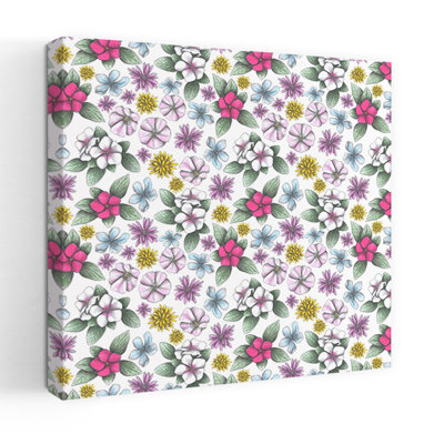 Art contemporain, art floral rétro