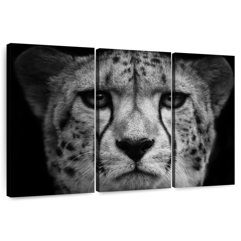 Brampt Wild Cat Portrait, 48" H x 74" W