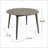 STAMFORD 47-Inch Acacia Wood Outdoor Dining Table, Durable And Stylish For Modern Backyards And Patios-56300322