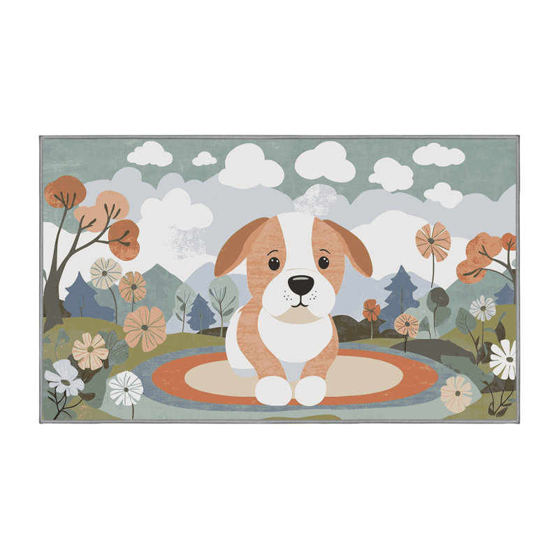 Tapis pour enfants East Urban Home, Rectangulaire 2 pi x 3 pi
