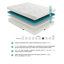 Matelas simple de 10 pouces, mousse gel, ferme, blanc, tissu, mousse respirante, respirant, améliore la qualité du sommeil-365549570-365549583