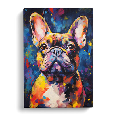 French Bulldog Expressionism - No Frame Print
