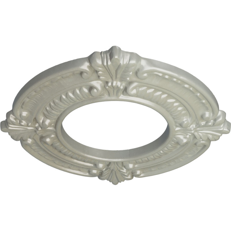 Médaillon de plafond Endurathane Benson, DO 9 po x P 4 1/8 po x P 5/8 po (convient aux auvents jusqu'à 4 1/8 po)
