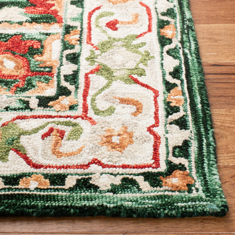 Inworth Hand Tufted Wool Southwestern Rug, Rectangle 3' x 5'