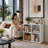 Modern 4 Cube Storage Organizer Bookcase with Open Shelves, Stackable Cubby & Compact Display Shelf for Living Room, Bedroom, Kids Room, or Home Office – White-124323848