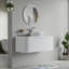Meuble-lavabo simple 46 po avec plateau en marbre Vireo-443079728-443079730