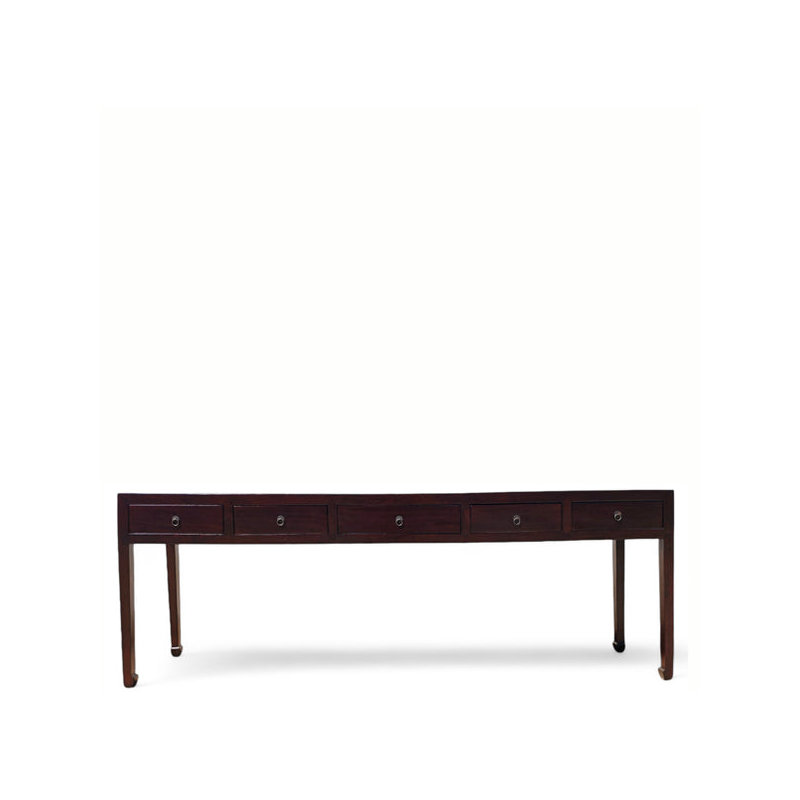 Console en bois massif 93,7007874015748 po
