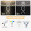 Lustre en forme de goutte Caladin