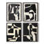 «Moon Cutouts I», ensemble de 4 encadrées-2032339890-2032339891