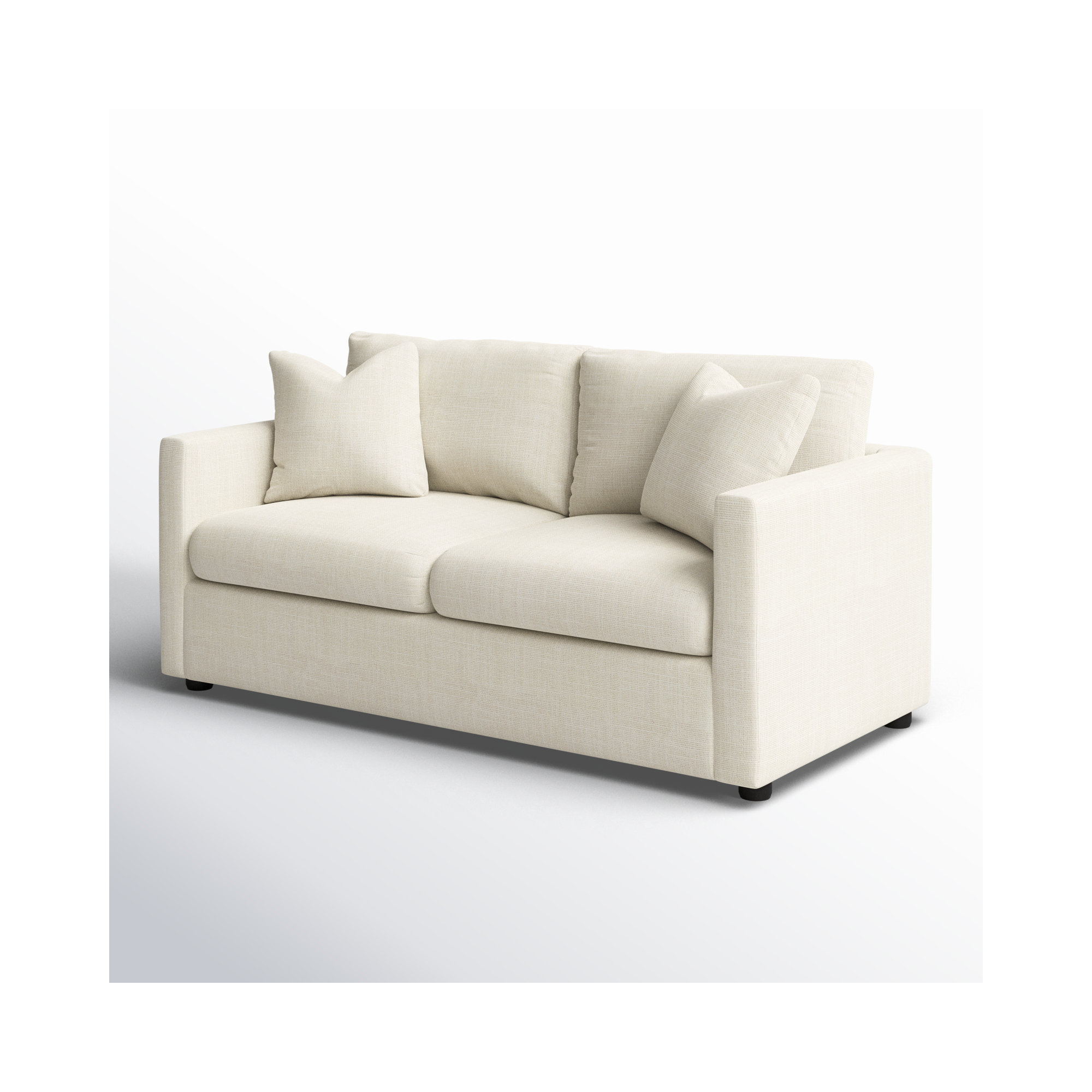 Godwin 67'' Upholstered Sleeper Sofa, Conversation Pearl Basketweave