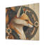 «Retro Graphic Fox I», reproduction sur bois-88038497