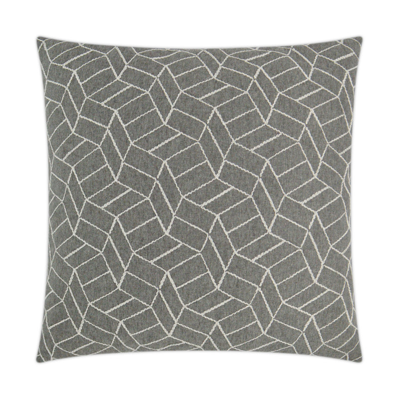 Caramba Pillow Cover & Insert, Graphite, Square 36"