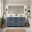 Meuble-lavabo double sur pied 61 po avec comptoir en quartz Rawsonville-1213159731-1186422757