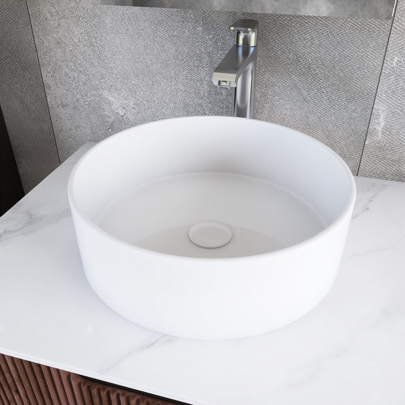 36" Bathroom Wall-Mounted Vanity With Sink, Walnut