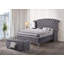 Grand lit plateforme tapissier Merribeth-92123087