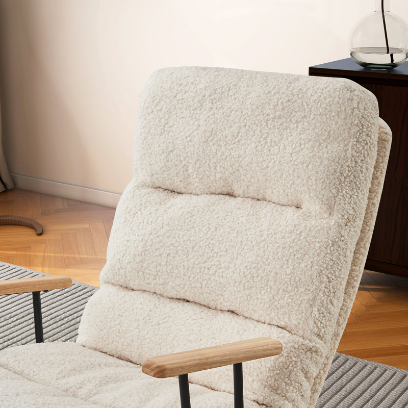 Chaise berçante Kolie, Beige