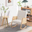 Chaise berçante en bois massif Shrewsbury-1205044860