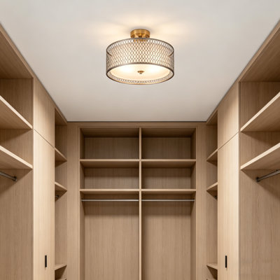 17" Semi-Flush Mount Ceiling Light