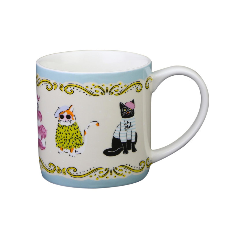 Cool Cats New Bone China Coffee Mug