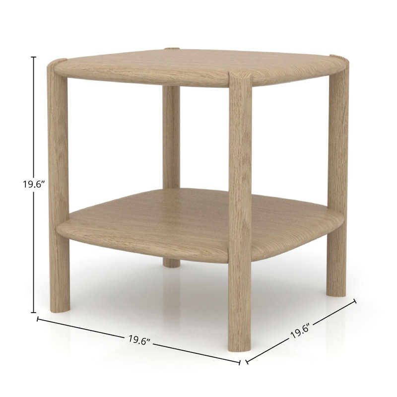 Table d'appoint Masie Oak, chêne clair