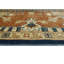Tapis fin fait à la main Chobi Taraneh - bleu marine - rouille, 11 pi 7 po x 15 pi 1 po