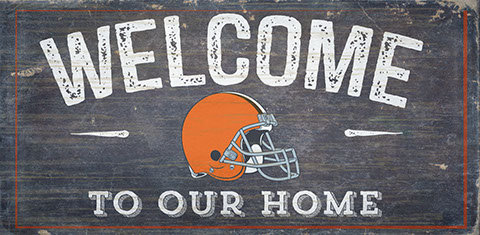 Décoration murale welcome NFL, Browns de Cleveland
