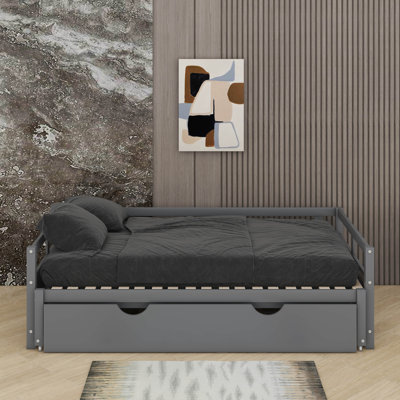 Twin Size Extending Daybed With Trundle