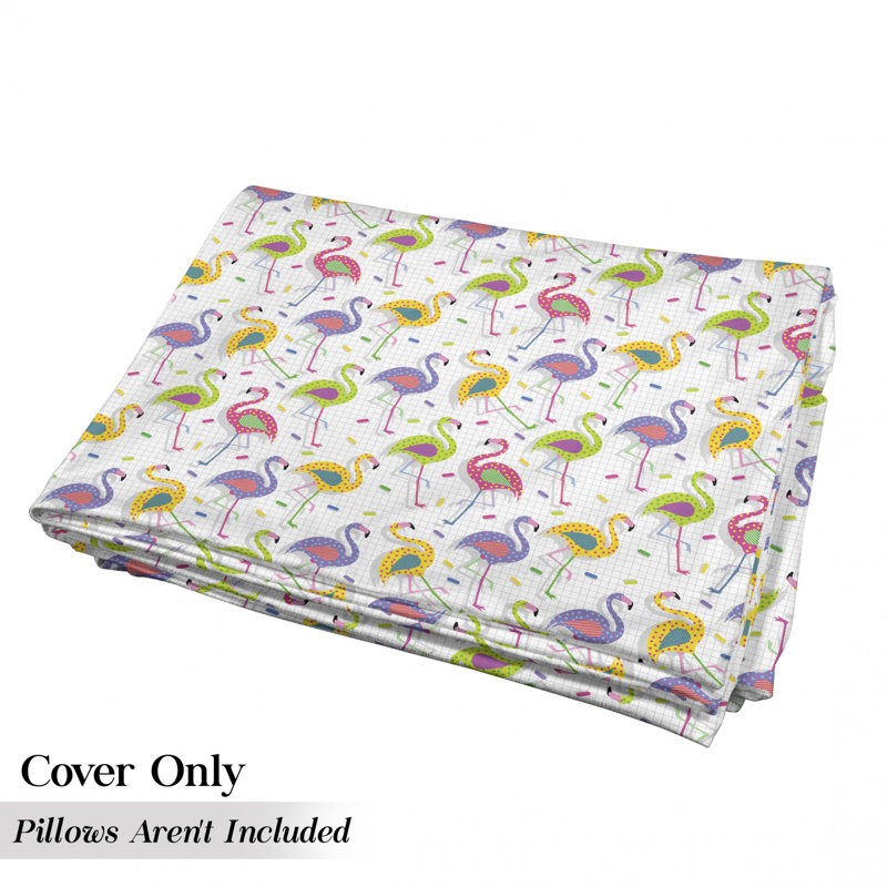Housse de coussin d'extérieur Flamingo, H 2 po x l 27 po x P 88 po