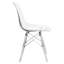 Chaise d'appoint moulée avec base en acrylique-1836140679